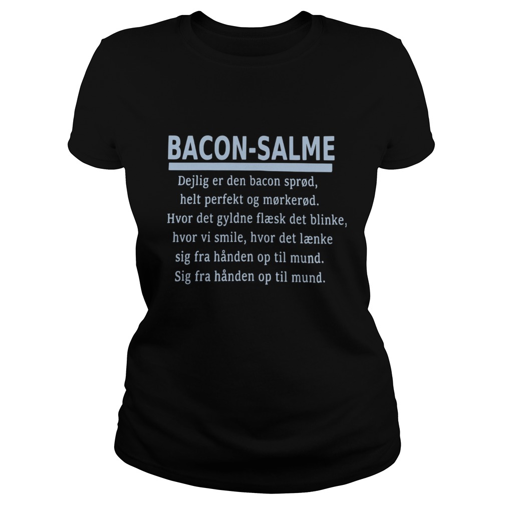 Bacon Salme Dejlig Er Dan Bacon Spread Help Perfekt Og Morkerod Classic Ladies