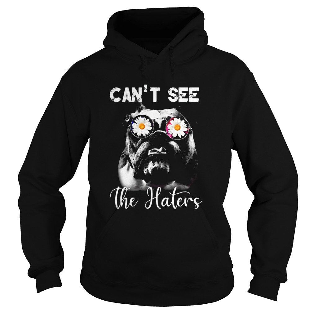 Bulldog Cant See The Haters Hoodie