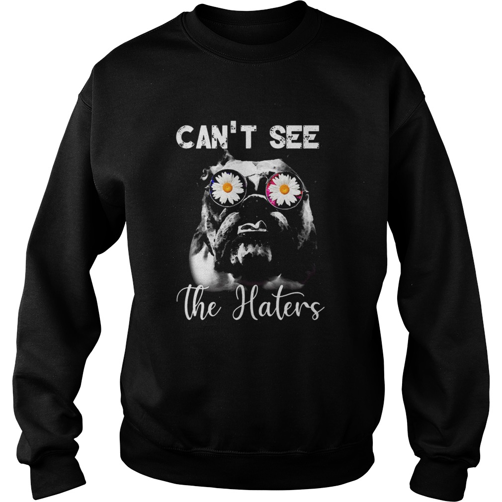 Bulldog Cant See The Haters Sweatshirt