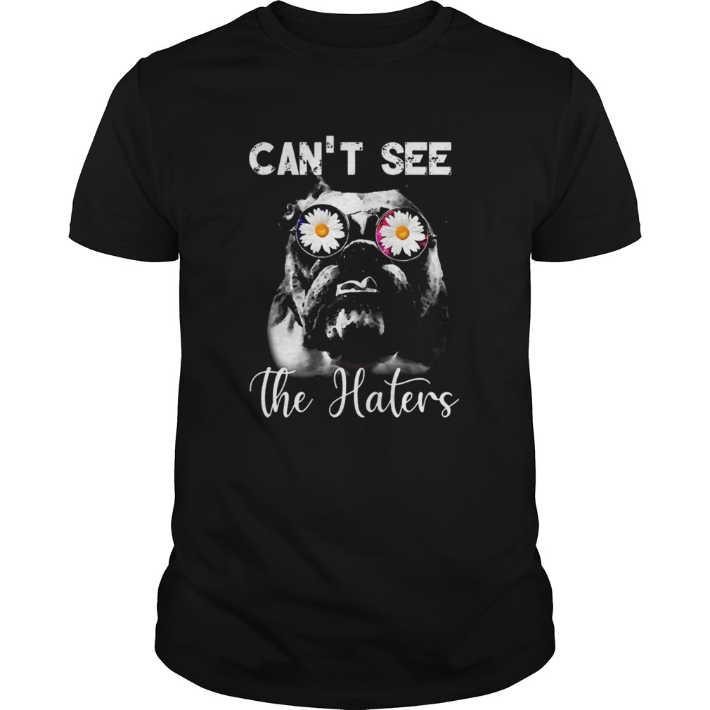 Bulldog Cant See The Haters shirt