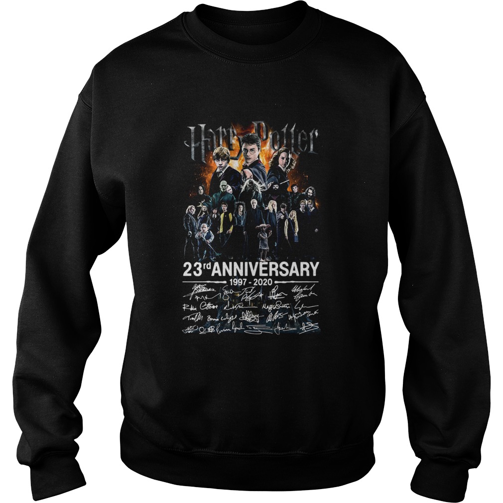 Harry Potter 23rd Anniversary 1997 2020 Signatures Sweatshirt