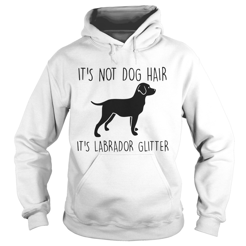 Its Not Dog Hair Its Labrador Glitter Hoodie