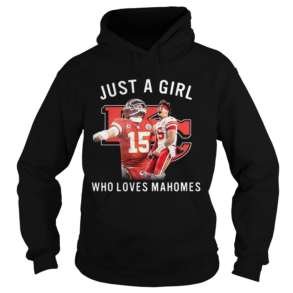 Just A Girl Who Loves Mahomes Hoodie