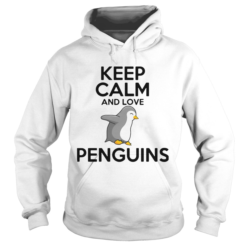 Keep Calm And Love Penguins Hoodie