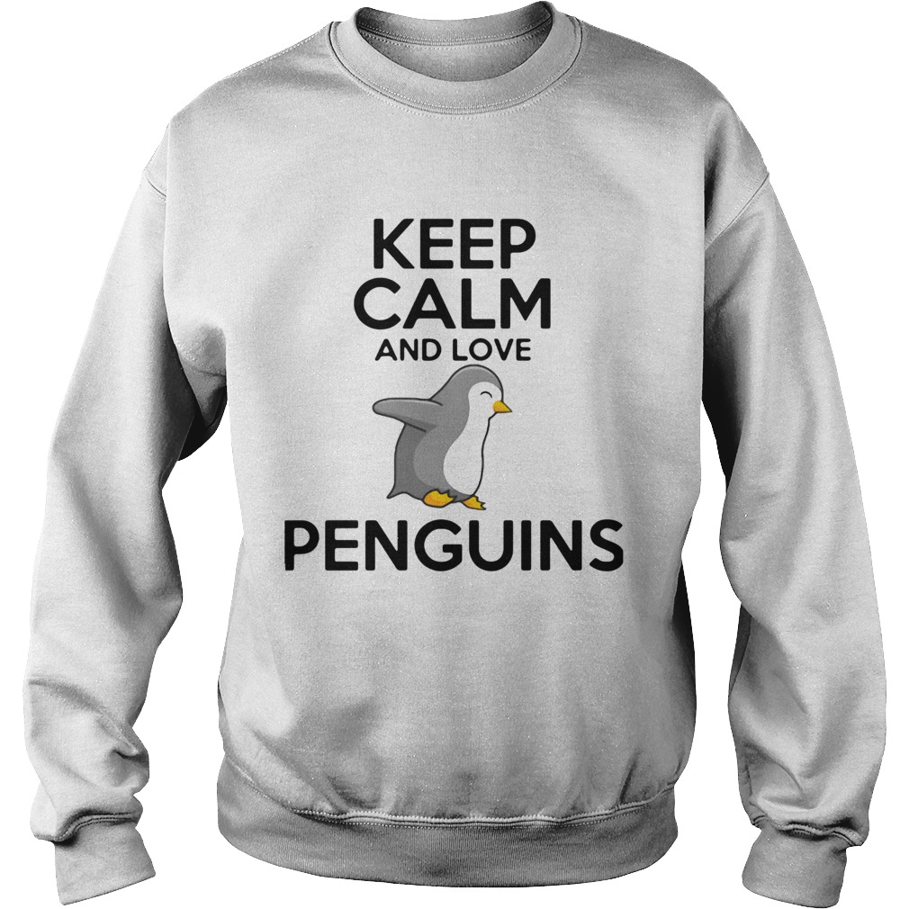 Keep Calm And Love Penguins Sweatshirt