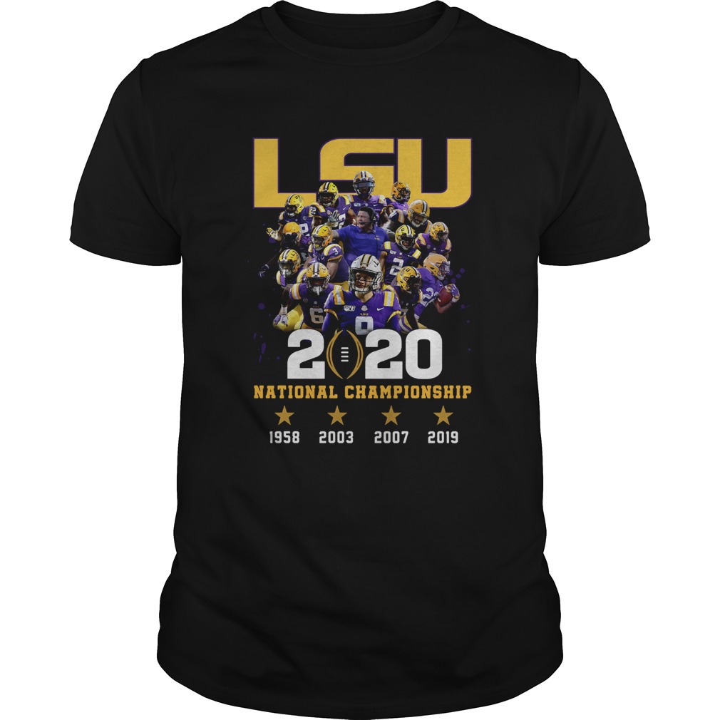 LSU 2020 National Championship shirt