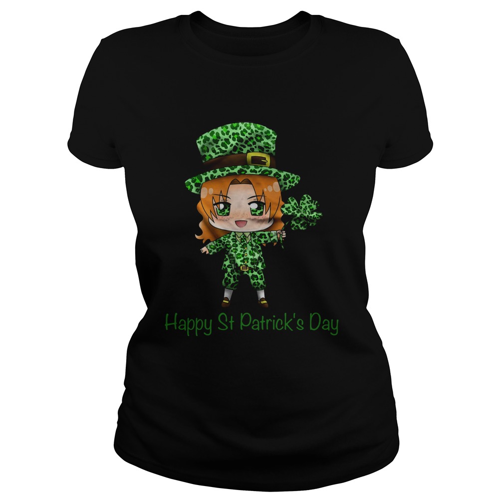 Leprechaun Dabbing happy St Patricks Day Classic Ladies