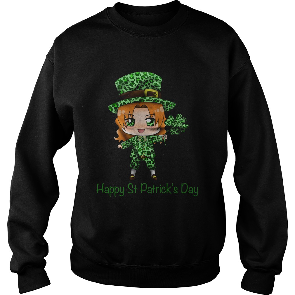 Leprechaun Dabbing happy St Patricks Day Sweatshirt