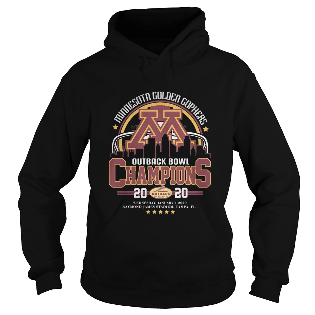 Minnesota Golden Gophers Outback Bowl Champions 2020 Hoodie
