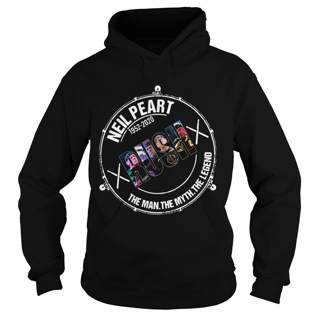 Neil Peart 1952 2020 Rush The Man The Myth The Legend Hoodie