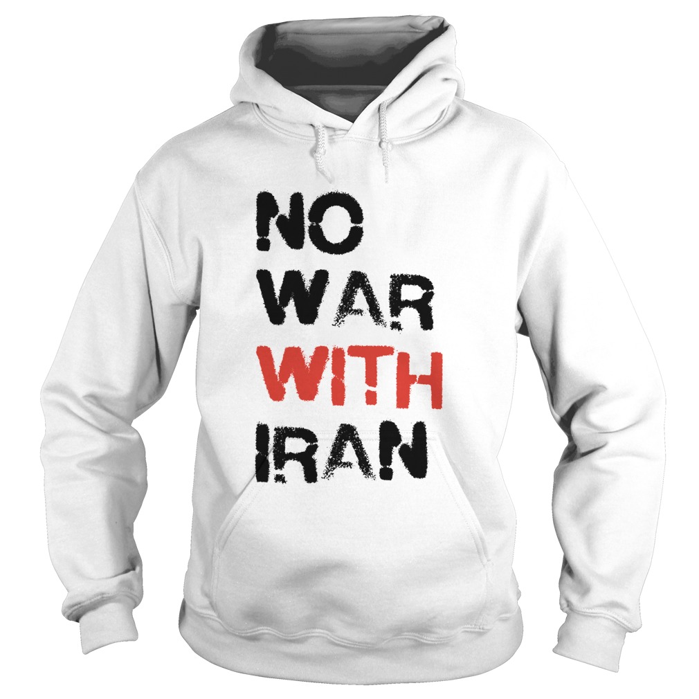 No War With Iran Hoodie