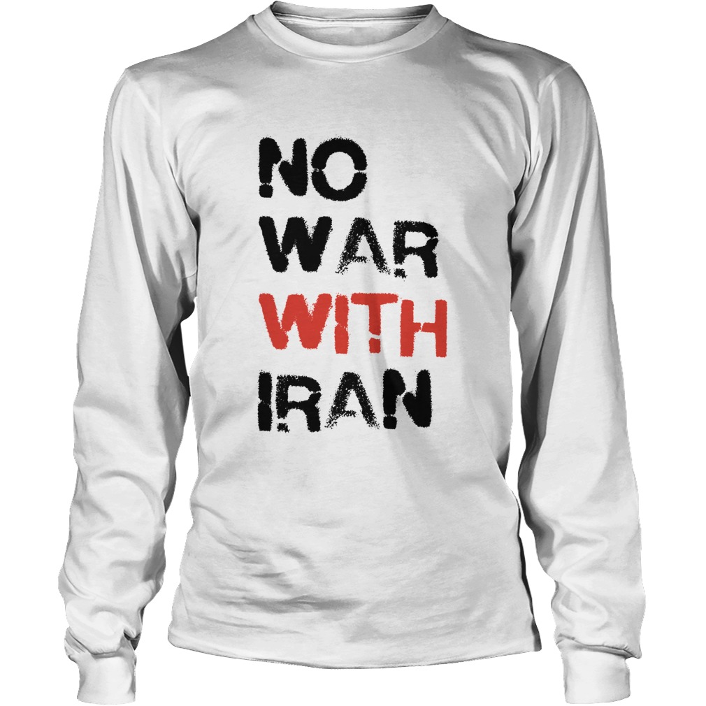 No War With Iran LongSleeve