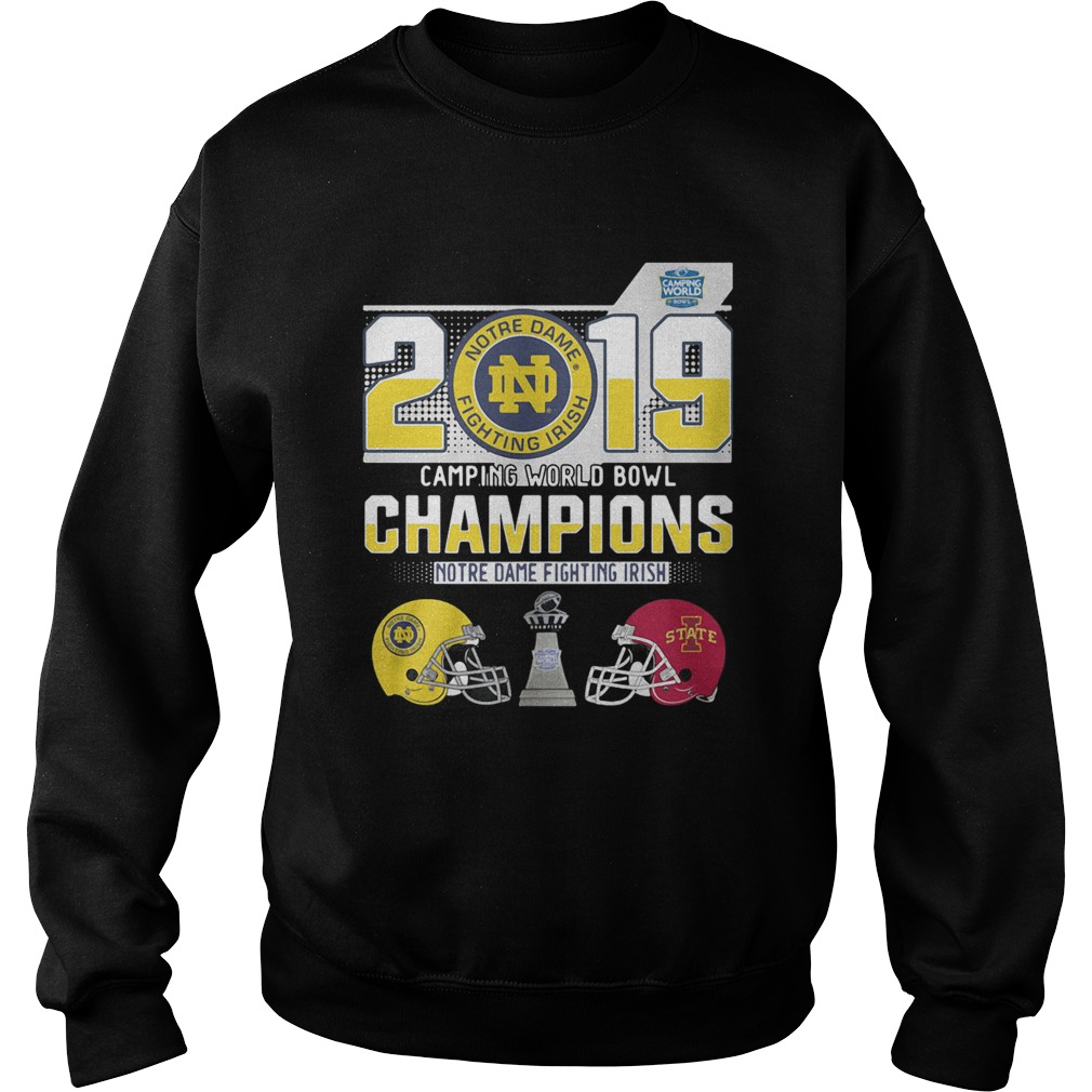 Notre Dame Fighting Irish 2019 Cam Bowl Champions Sweatshirt