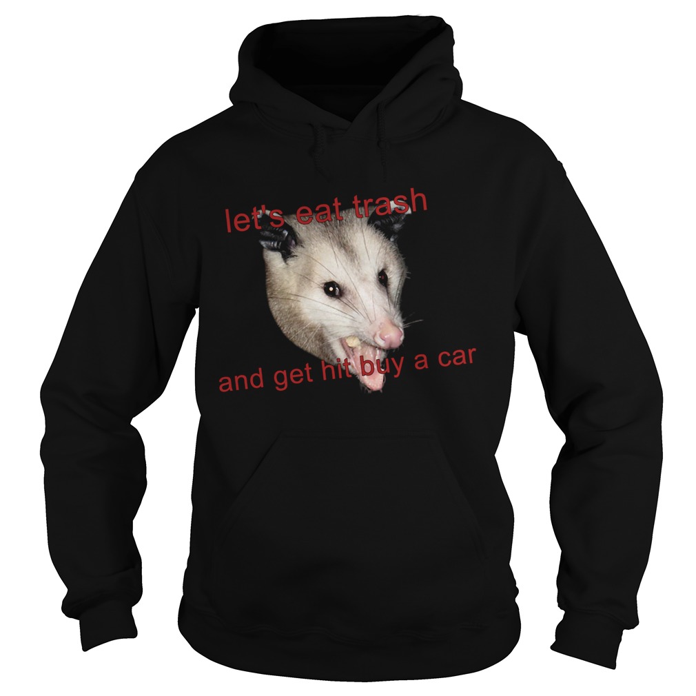 Possumcore Lets Eat Trash And Get Hit By A Car Hoodie