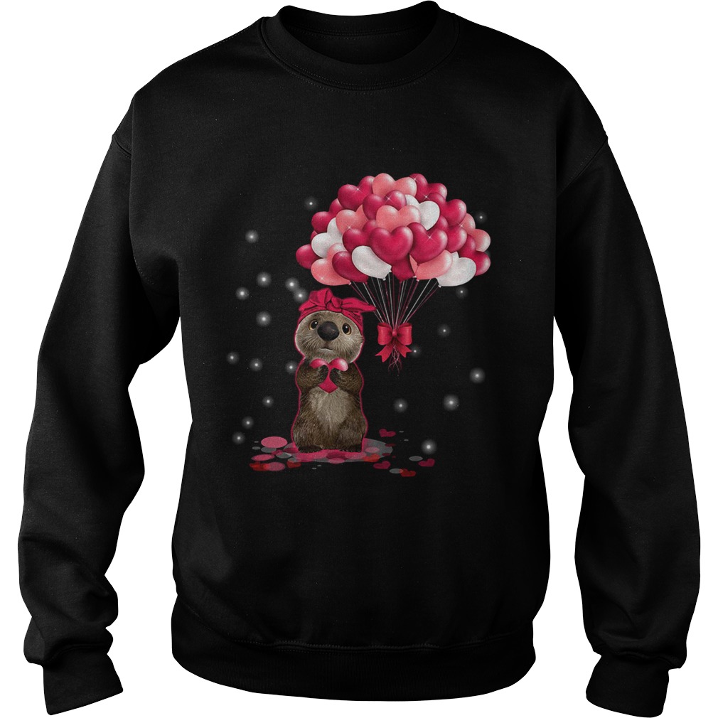 Sloth Valentines Day Love Heart Sweatshirt