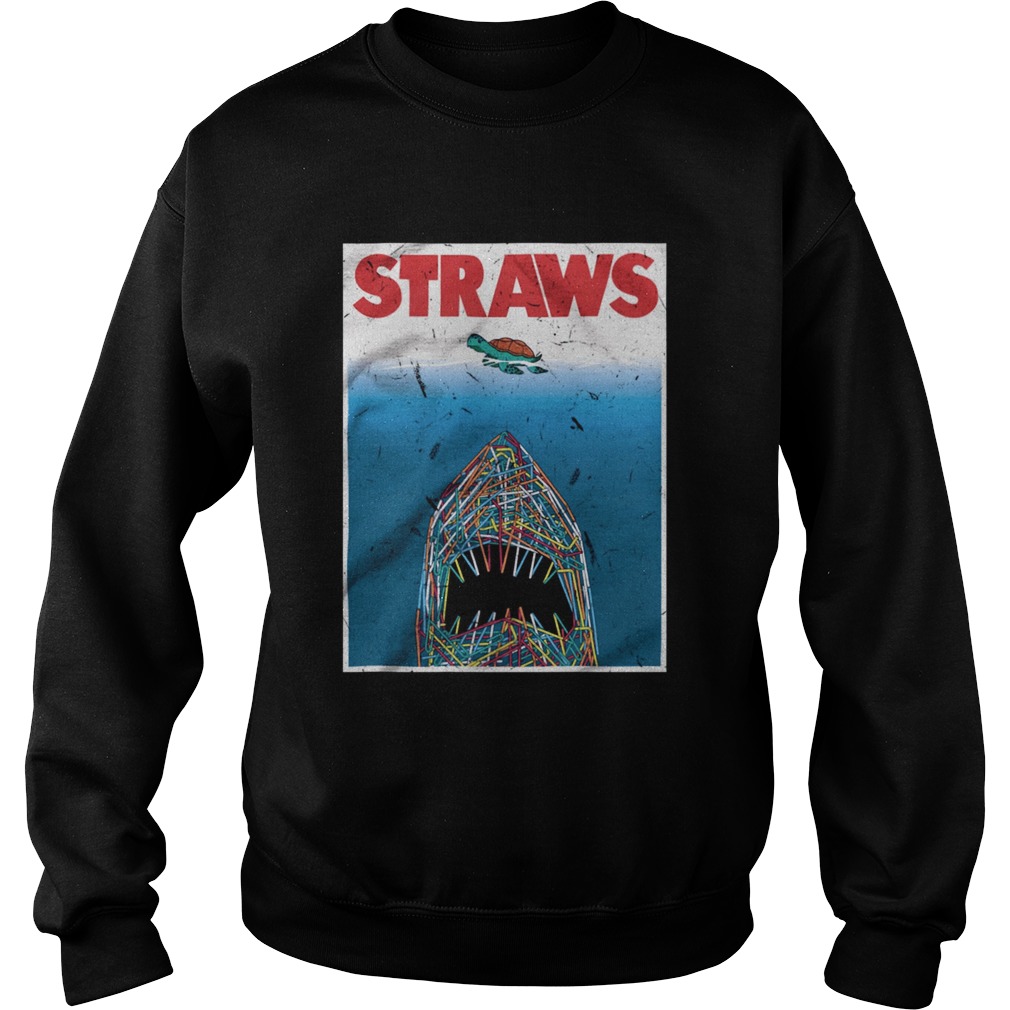 Straws Shark Sweatshirt
