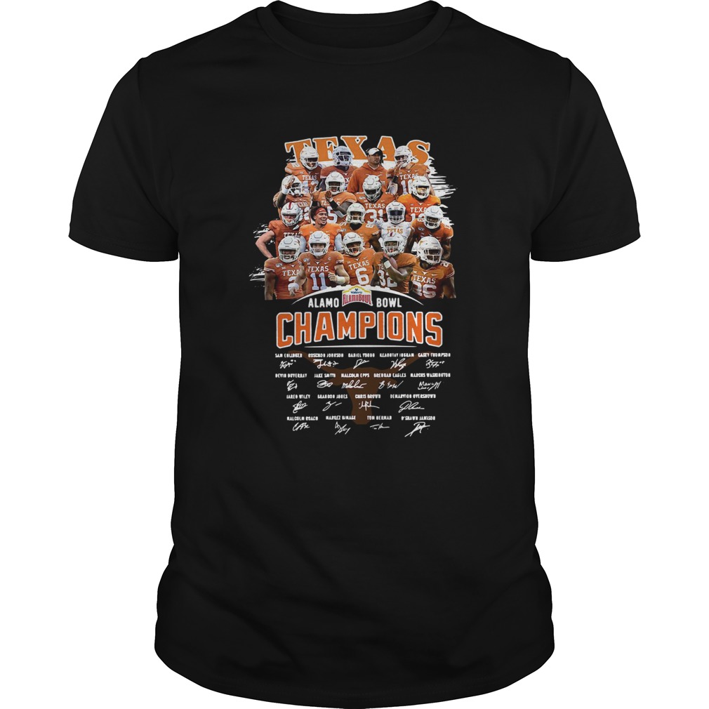 Texas Alamo Bowl Champions Signature shirt