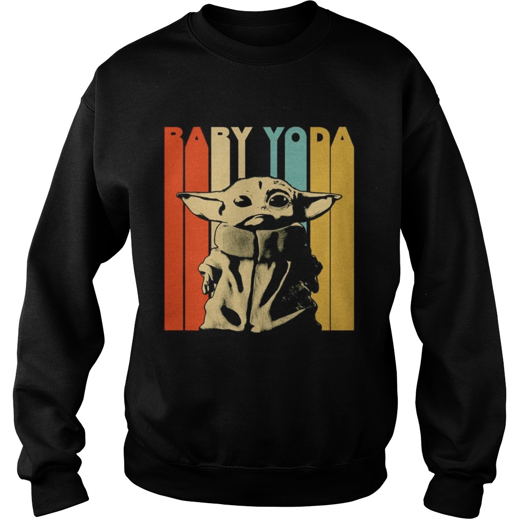 The Mandalorian baby Yoda vintage Sweatshirt