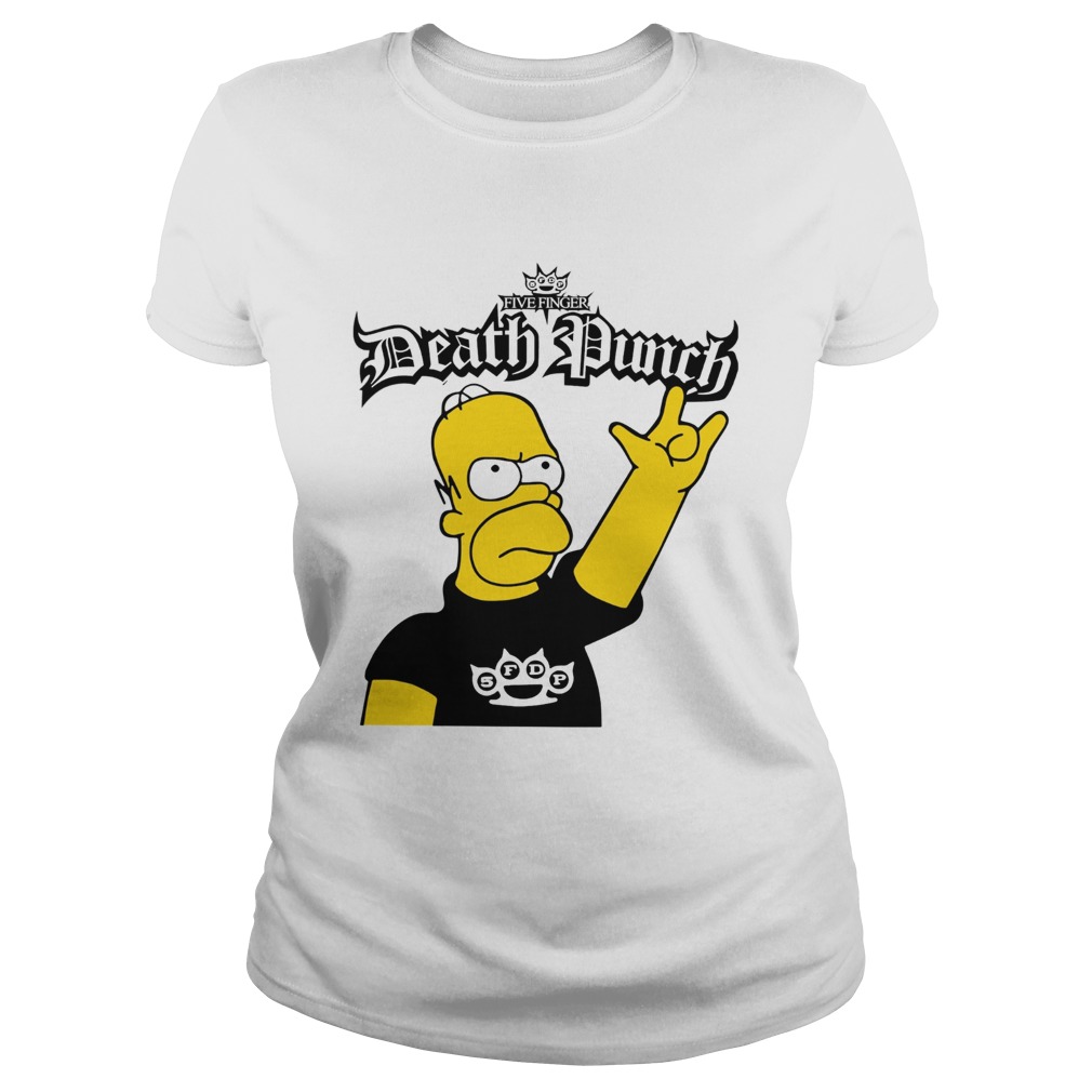 The Simpson Five Finger Death Punch Classic Ladies