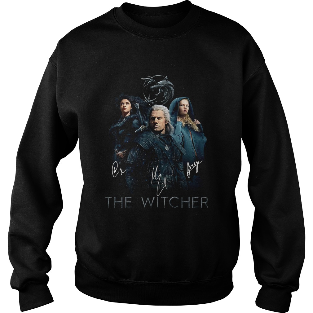The Witcher Geralt Yennefer And Ciri Signature Sweatshirt