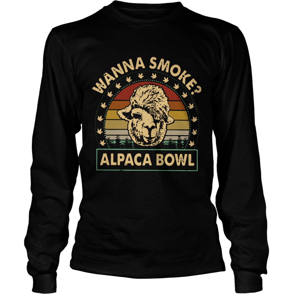 Vintage Wanna Smoke Alpaca Bowl LongSleeve