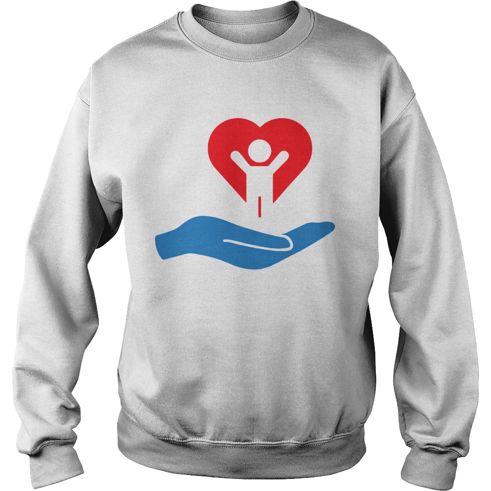 Autism Awarness My Hand Heart Sweatshirt