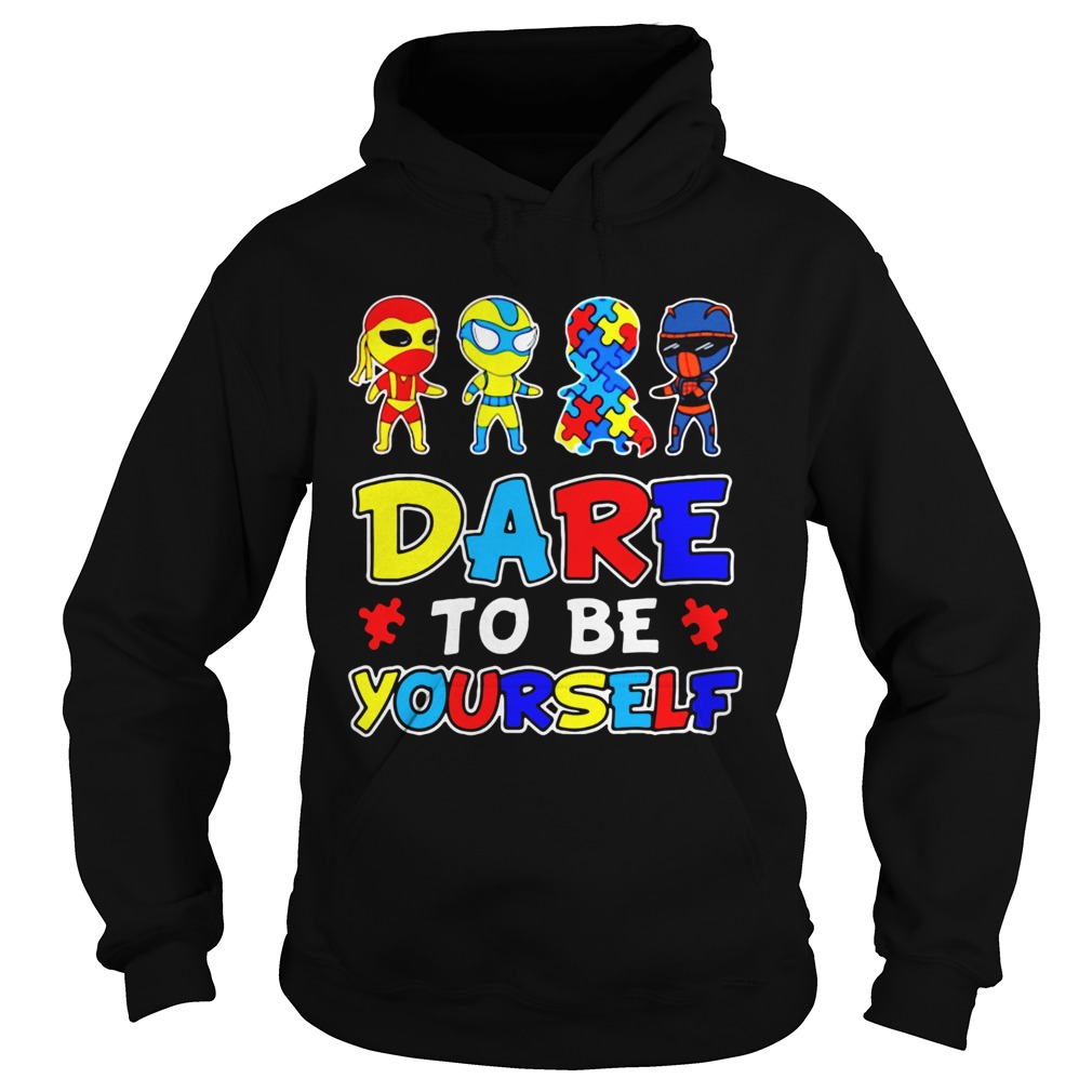 Autism awareness Superman dare to be yourself IF Hoodie