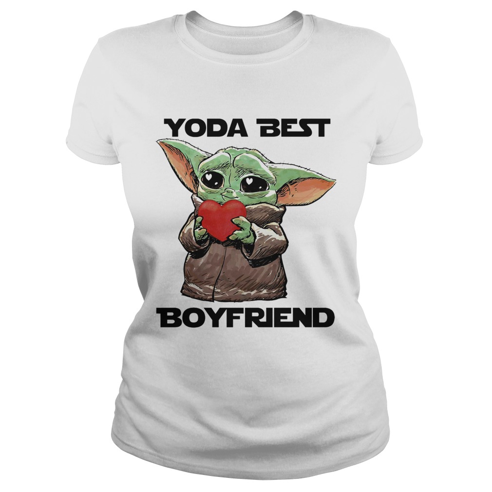 Baby Yoda Best Boyfriend Classic Ladies
