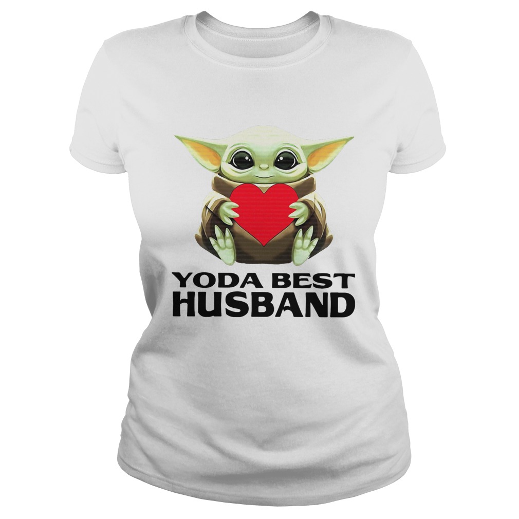 Baby Yoda Best Husband Classic Ladies