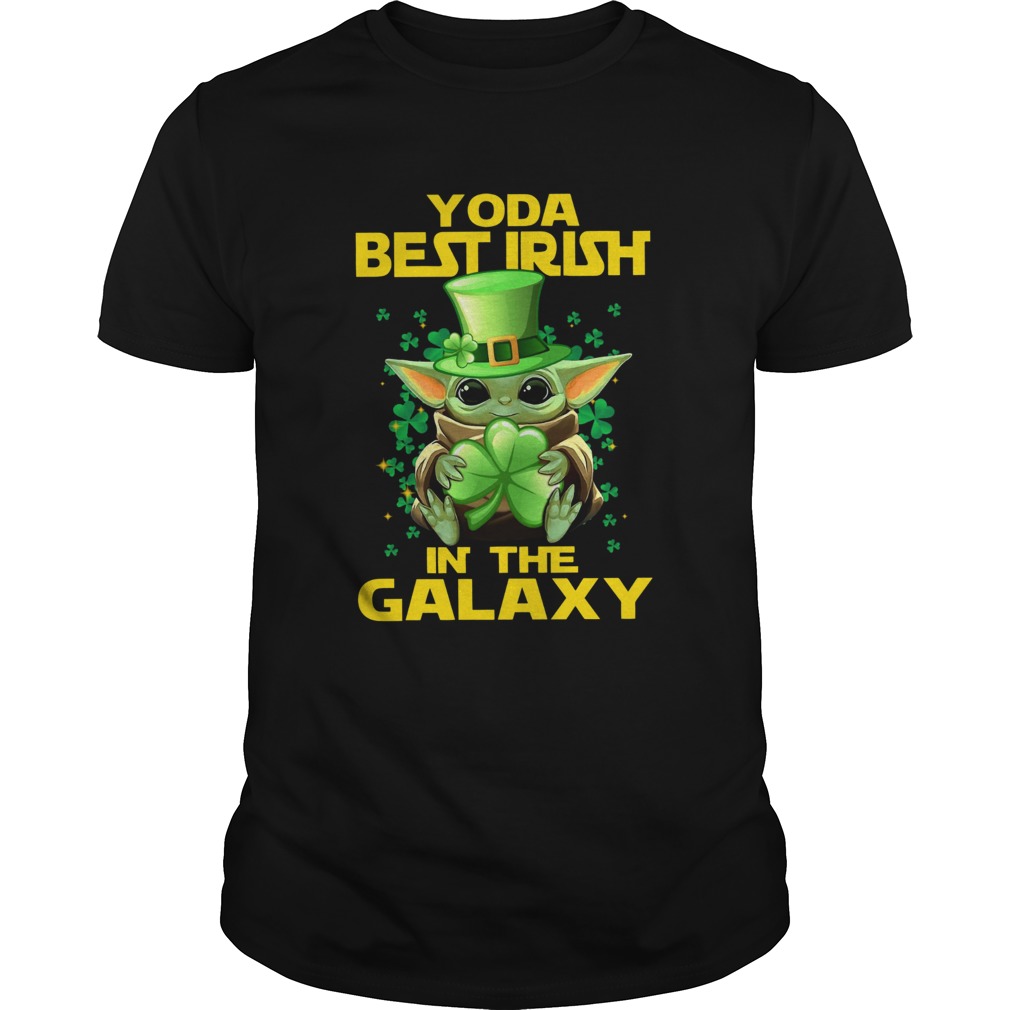 Baby Yoda Best Irish In The Galaxy shirt