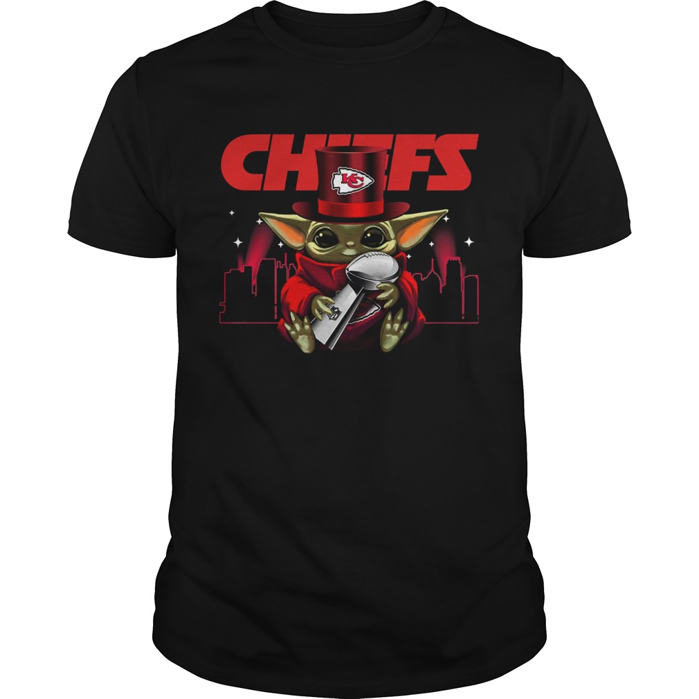 Baby Yoda Hug Super Bowl Liv Champions Kansas City Chiefs shirt