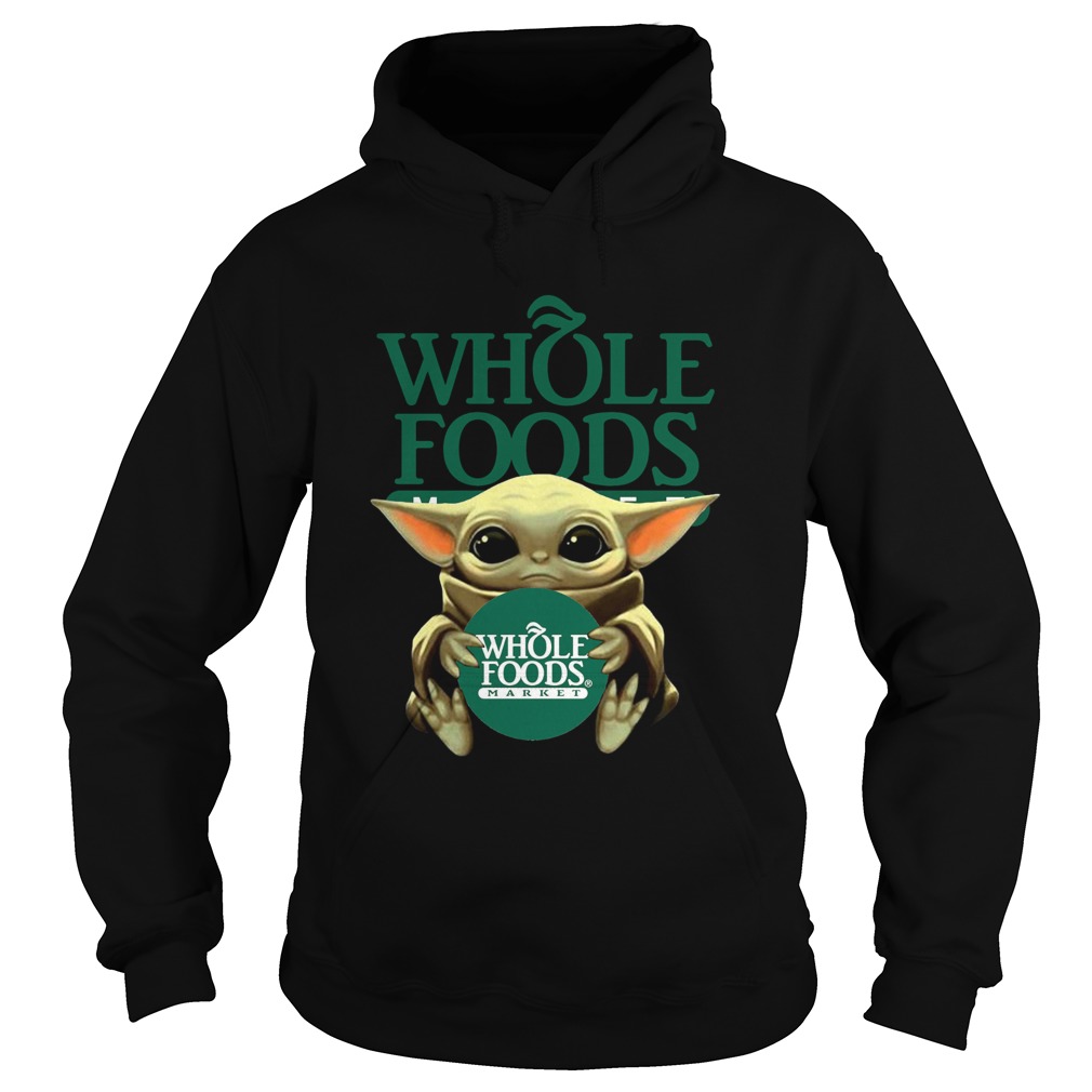 Baby Yoda Hug Whole Foods Market Hoodie