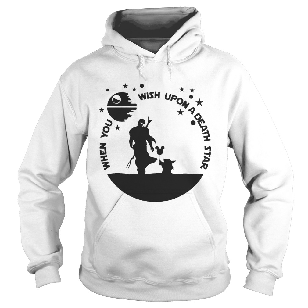 Baby Yoda The Mandalorian When you wish upon a death star Hoodie