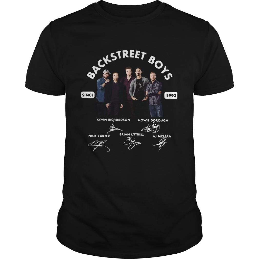 Backstreet Boys Since 1993 Signatures shirt