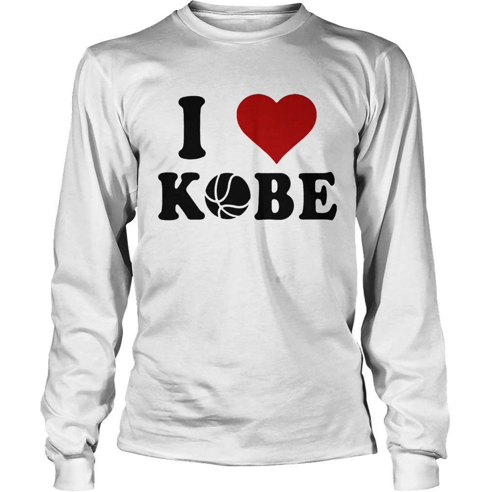 Basketball I Love Kobe LongSleeve