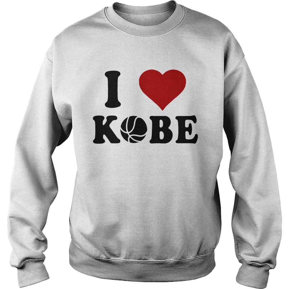 Basketball I Love Kobe Sweatshirt