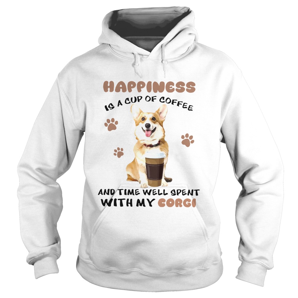 Coffee And Time Well Spent With Corgi Hoodie