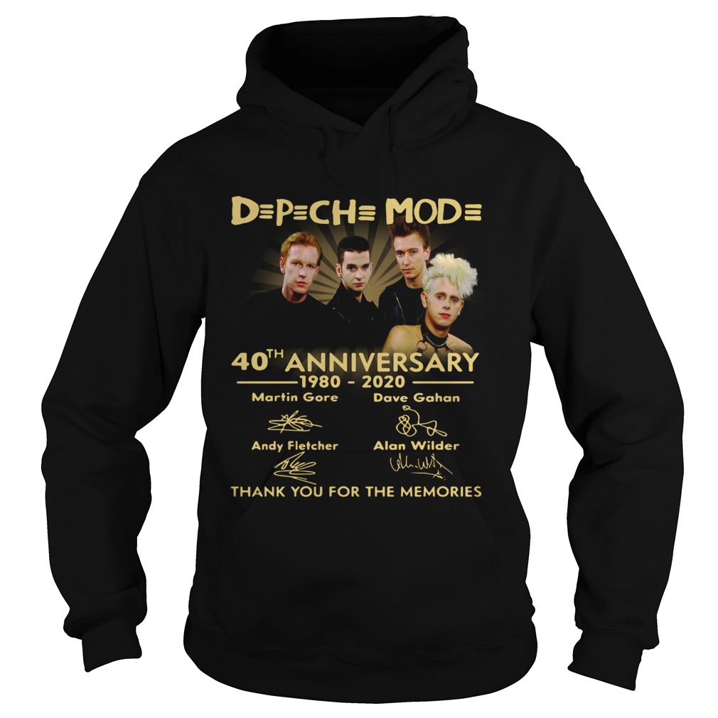 DPCH MOD 40th anniversary 19802020 thank you for the memories signatures Hoodie