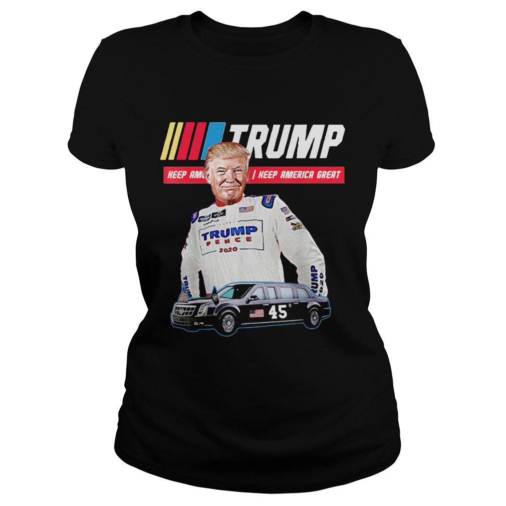 Donald Trump The Beast Presidential Limo Race Car 45 Classic Ladies