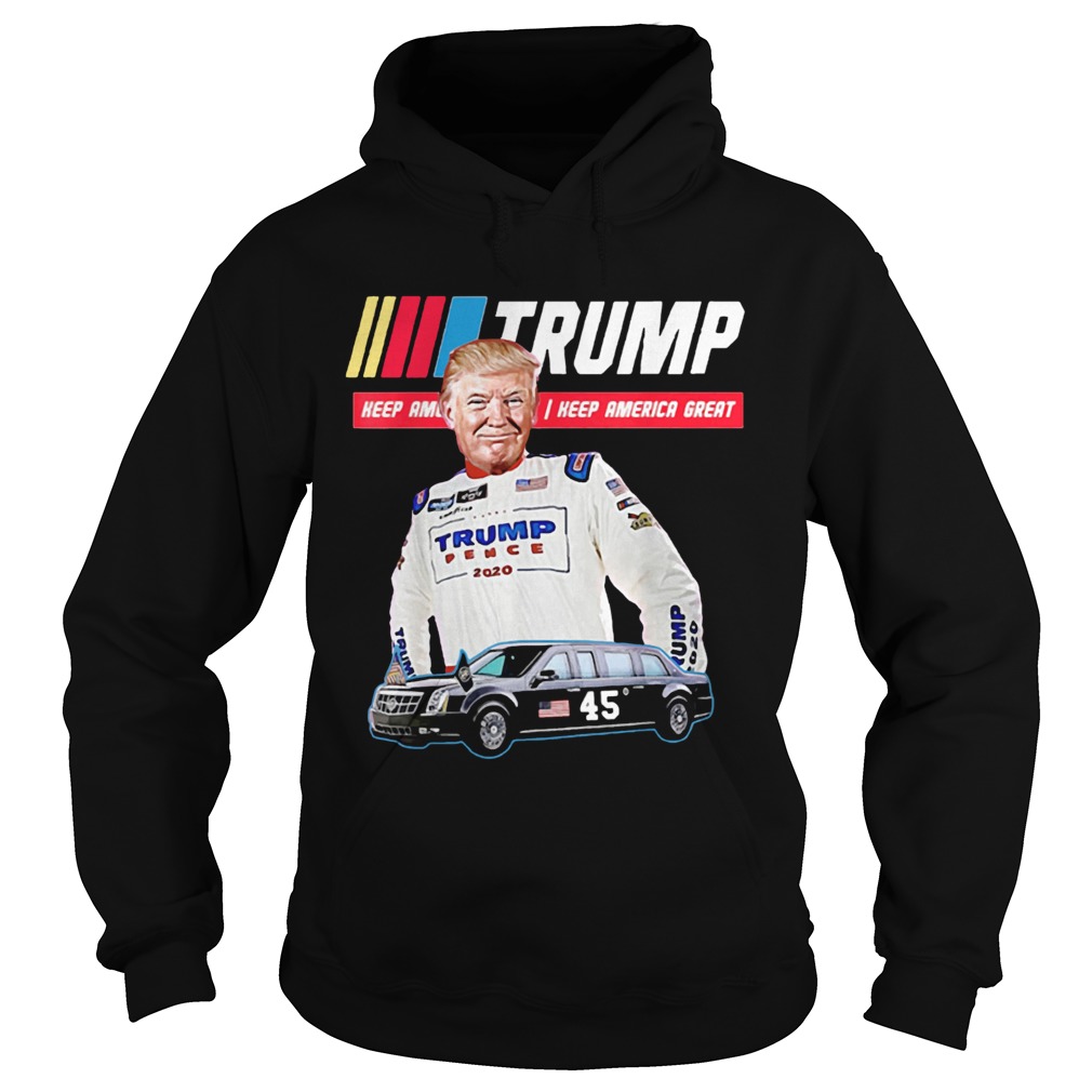 Donald Trump The Beast Presidential Limo Race Car 45 Hoodie