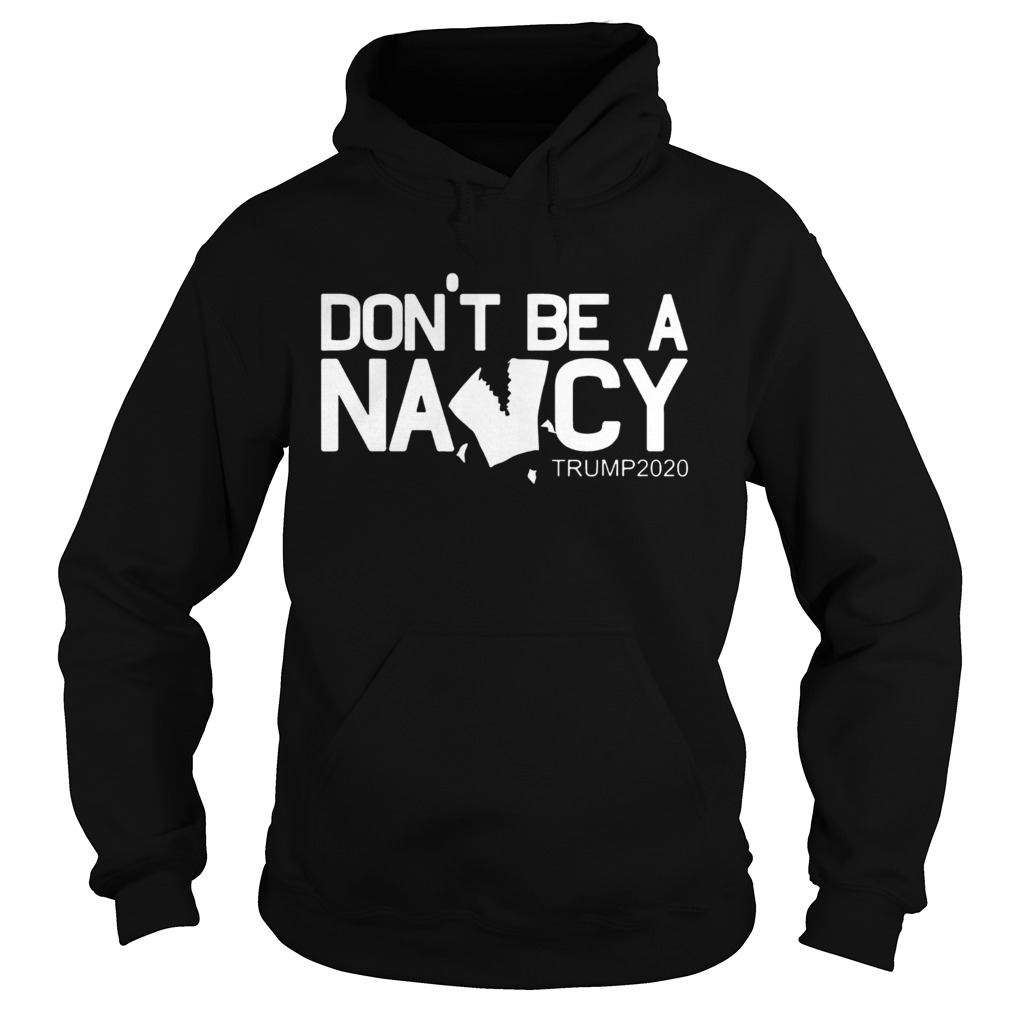 Dont Be A Nancy Vote Trump 2020 Ripped Paper Hoodie