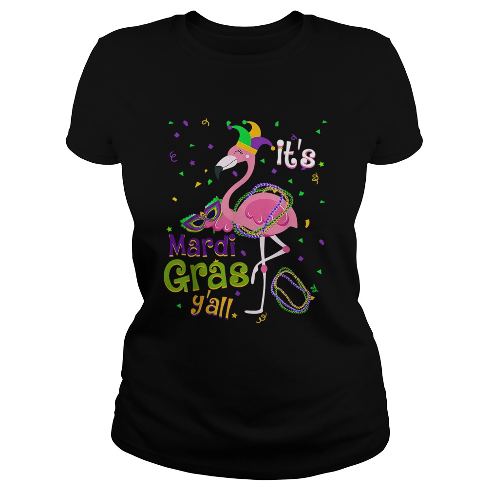 Flamingo Mardi Gras Yall Carnival Festival Costume Classic Ladies