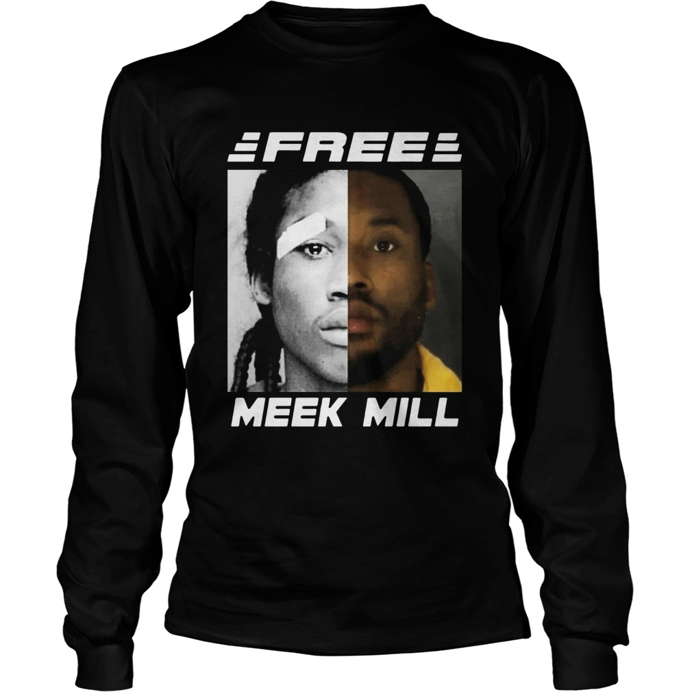 Free Meek Mill Face LongSleeve