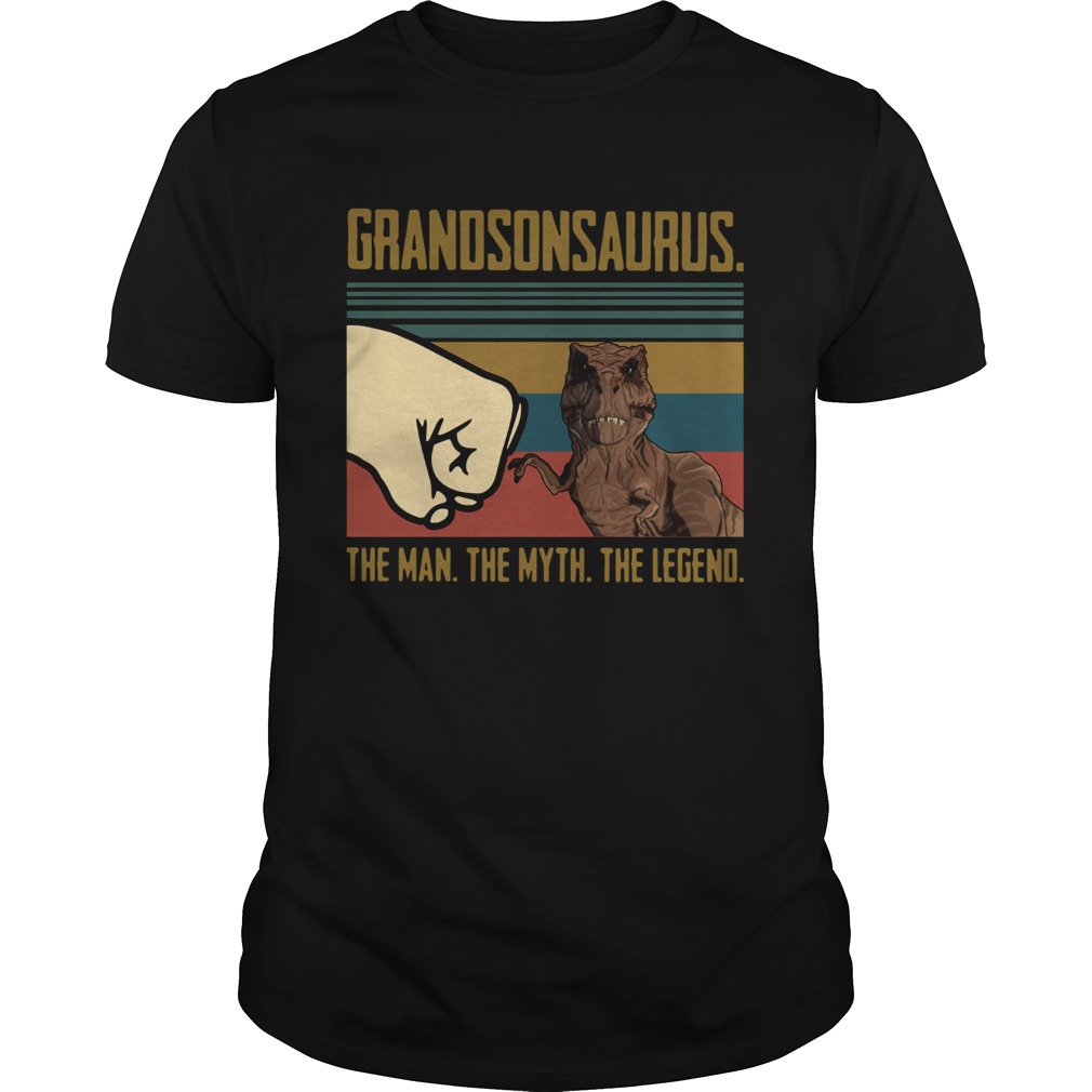 Grandsonsaurus The Man The Myth The Legend Vintage shirt