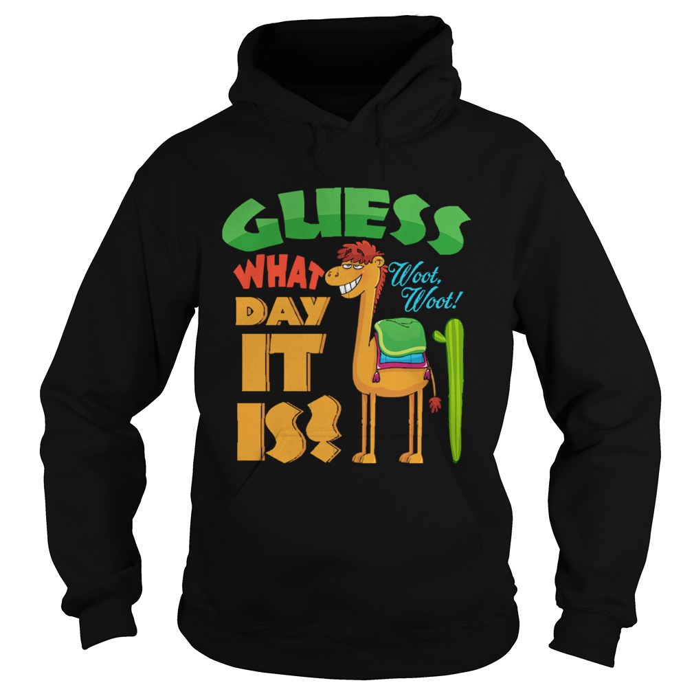 Guess What Day It Is Woot Woot Funny Hump Day Camel Hoodie