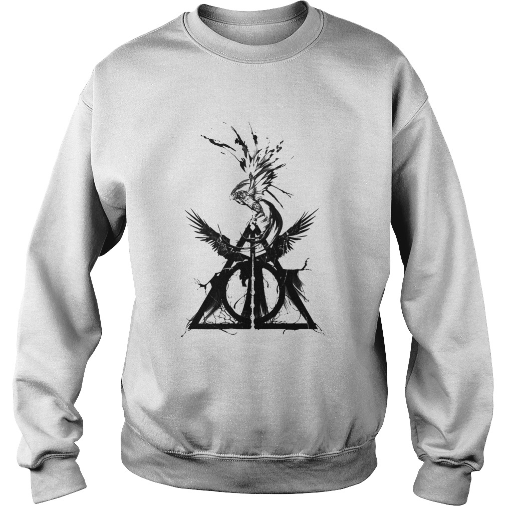 Harry Potter Deathly Hallows Fire phoenix Sweatshirt