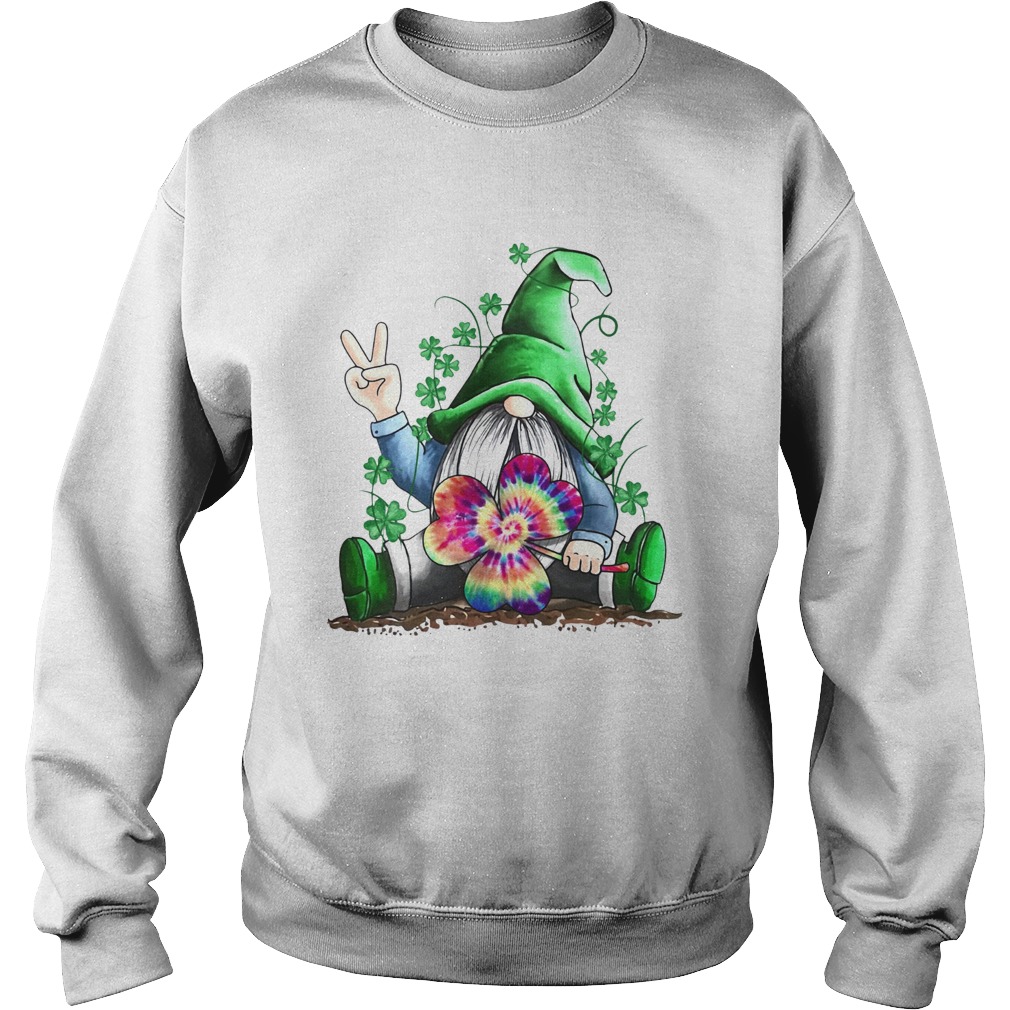 Hippie Gnome Happy St Patricks Day Sweatshirt