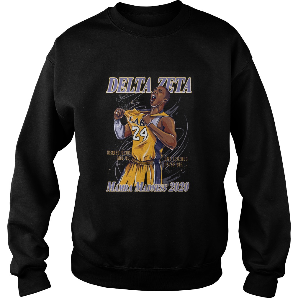 Hoops For Hearing Delta Zeta Mamba Madness 2020 Sweatshirt