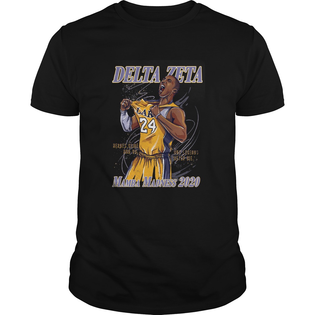 Hoops For Hearing Delta Zeta Mamba Madness 2020 shirt