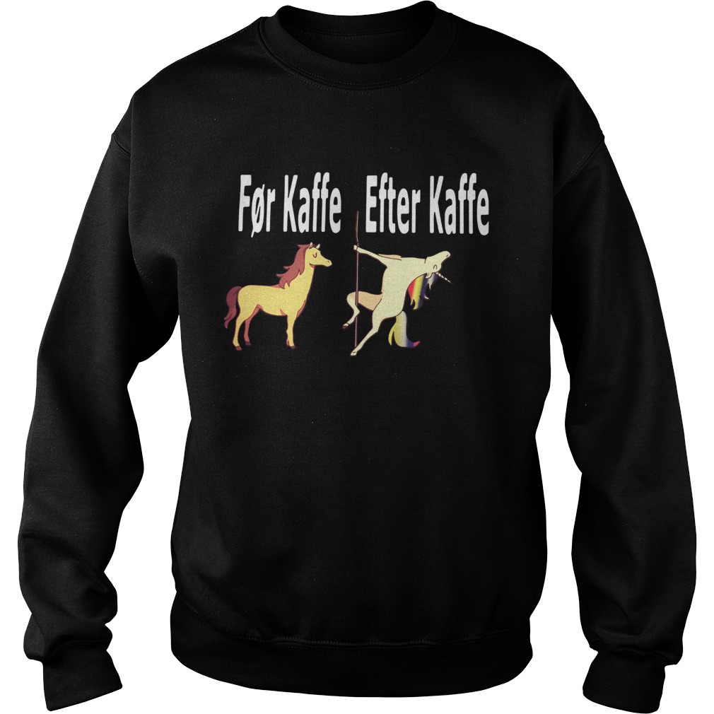 Horse For Kaffe Unicorn Efter Kaffe Sweatshirt